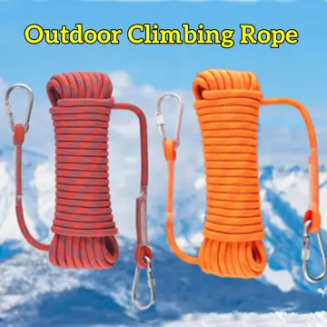 10mm Outdoor Climbing Rope Static Rock Climbing Rope, Tree Climbing  Rappelling Rope, Escape Nylon Rope with