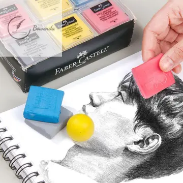 Faber-Castell Plasticity Rubber Soft Art Eraser Wipe highlight Kneaded  Rubber For Art Pianting Design Sketch Eraser Stationery