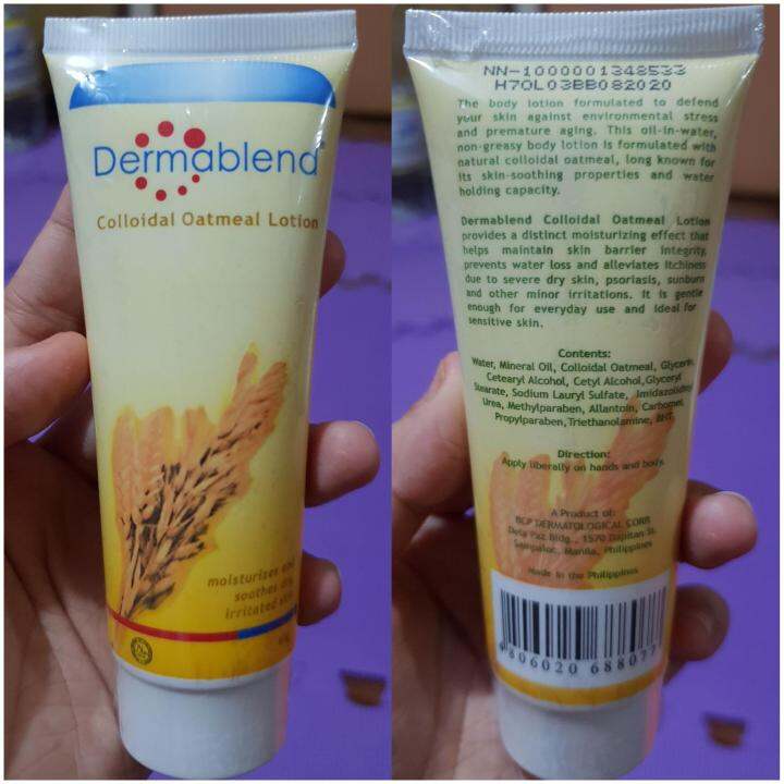 Dermablend Colloidal Oatmeal Lotion 60g Lazada PH