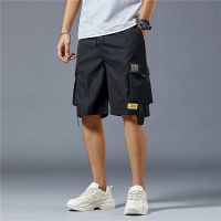 Summer Cargo Shorts Men Fashion Multi-pocket Short Male Casual Hip Hop Baggy Clothing Streetwear Short Pant Loose Harajuku Short