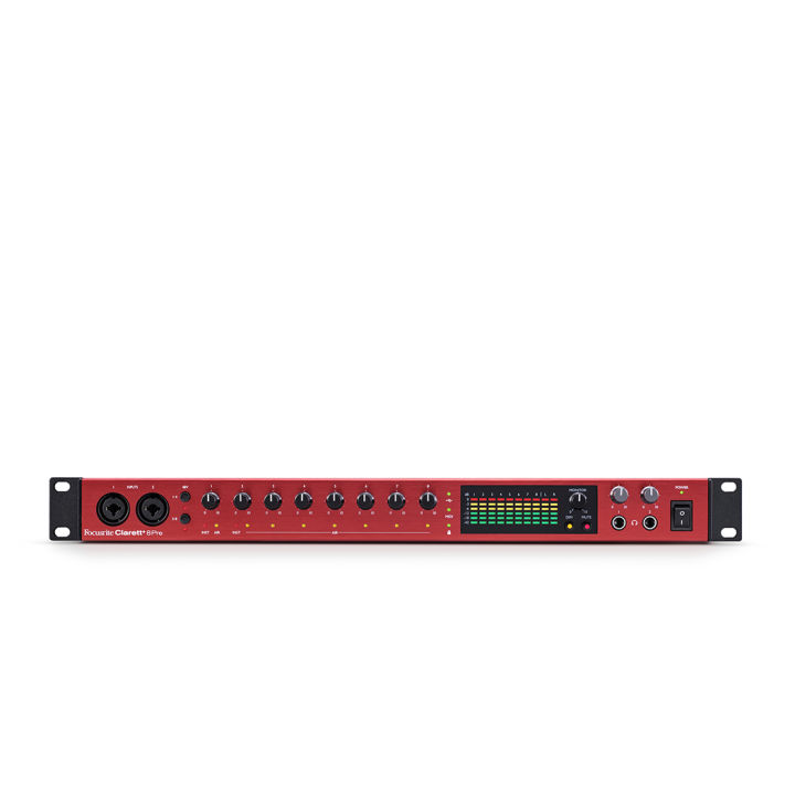 focusrite-clarett-8-pre-usb-ออดิโออินเตอร์เฟส-อุปกรณ์บันทึกเสียง-โฮมสตูดิโอ-18in-20out-usb-interface