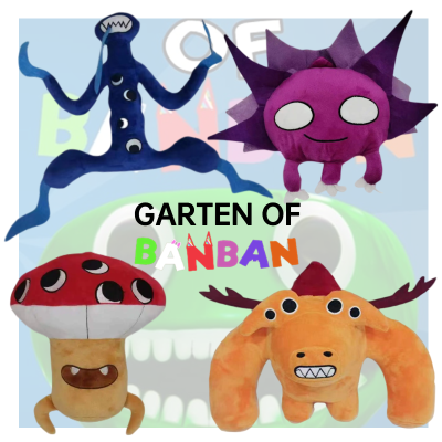 Banban Garten Of Plush Toy Game Creatures Plushies Cute Pillow Kids Decor Gifts