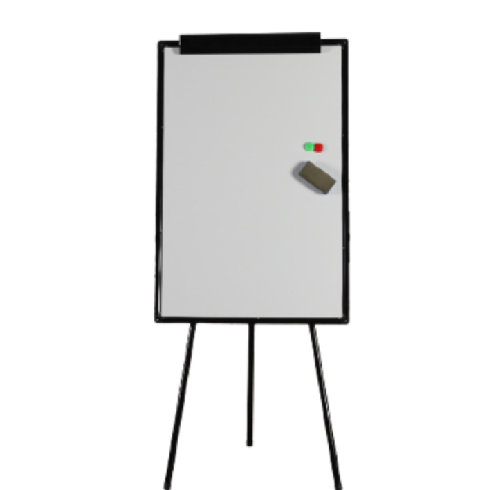 กระดานไวท์บอร์ด-กระดานฟลิปชาร์ท-กระดานไวท์บอร์ดแม่เหล็ก-60x90-cm-กระดานขาตั้ง-whiteboard-พับเก็บได้-ปรับความสูงได้