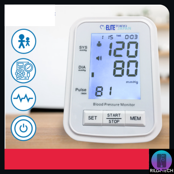 High Quality Accurate Elite Blood Pressure Monitor Fully Automatic