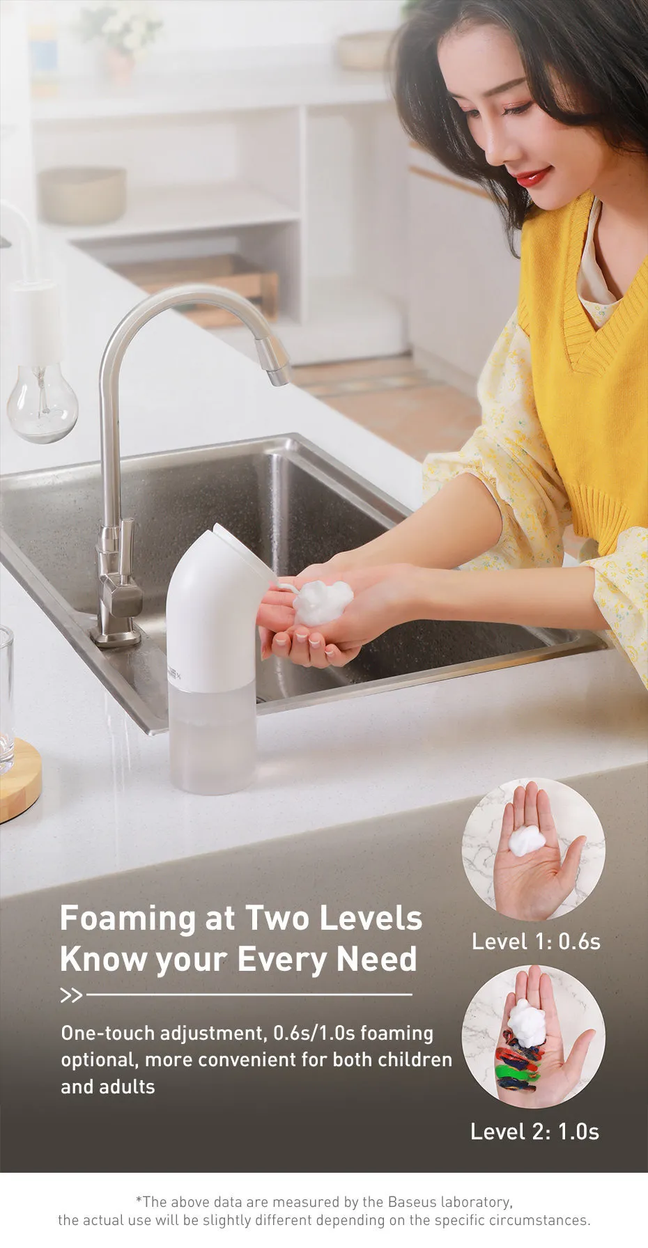 Baseus Distributeur automatique de savon liquide-8