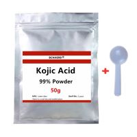 Pure Kojic Acid 99.9% Powder For Skin Whitening,Melanin Specific Inhibitor For Food Processing And Cosmetics