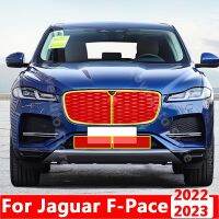 ◑ For Jaguar F-Pace 2022 2023 Car Insect Screening Mesh Front Grille Insert Net Cover Accessories