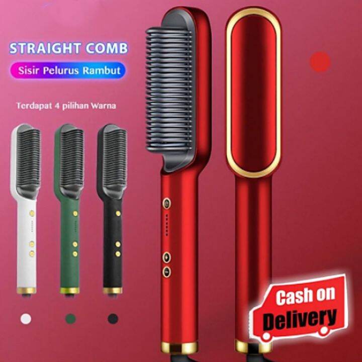 CATOK SISIR PELURUS RAMBUT 2 IN 1 HAIR STRAIGHTENER Terbaru Catokan ...