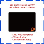 Bàn di chuột - Lót chuột - Pad chuột Dareu ESP100 - Bề mặt mịn - Khâu viền - Kích thước 350X255X4mm