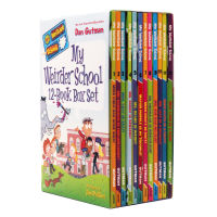 English original crazy school Season 3 12 boxed recommended reading materials for American primary schools campus life classic primary bridge Chapter Book Dan Gutman