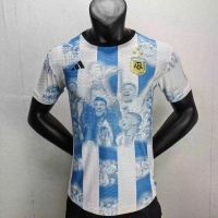 2022 2023 ล่าสุด เสื้อกีฬาแขนสั้น ลายทีมชาติฟุตบอล Argentina championship 22-23 ชุดเยือน S-XXL AAA