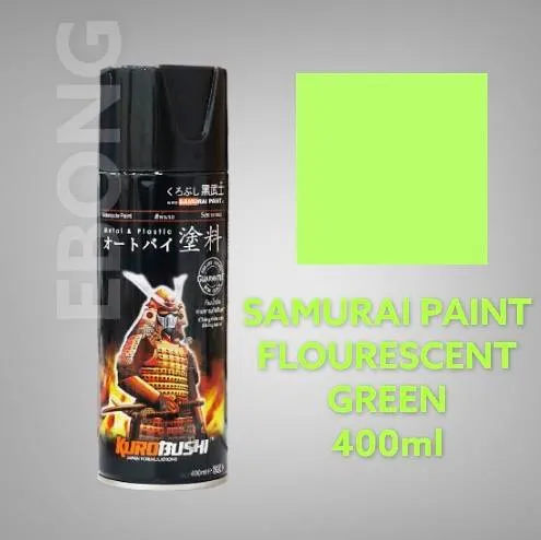 SAMURAI PAINT 54 FLUORESCENT GREEN 400ML | Lazada PH