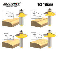 LA VIE 1pc 12mm 1/2 Shank Drawer Face Mill Round Over with Beading Edging Router Bit Set C3 คาร์ไบด์ปลายงานไม้ MC03060