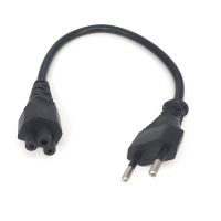 VED Plug Power cordSchuko CEE7/16 Plug to IEC 320 C5 Micky Power Cable For Notebook Power SupplyShort VDE Power Adaptor Cord