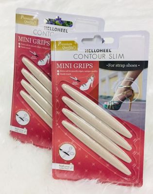 แผ่นกันกัด แผ่นกันการระคายเคืองขนาดมินิ HELLOHEEL รุ่น CONTOUR SLIM MINI GRIPS ขนาดหนา 2.5 มม. ราคา 45 บาท