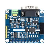 Waveshare Isolated RS485 RS232 Expansion HAT for Raspberry Pi 4B/3B+/3B/2B, SPI Control, Onboard Protection Circuits