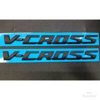 โลโก้ vcross 2020 สีดำด้าน 1 คู่