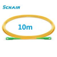 10m fibra optica SC APC Patchcord optical fiber Patch cord PVC G657A Fiber Jumper SM FTTH Optical fiber Cable SC APC connector