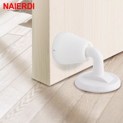 【cw】 NAIERDI Silicone Door Stopper Non Punching Sticker Holders Adhesive Stop Wall Protectors