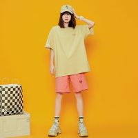 ▨۞● Leisure sports suits female in 2023 the new fashion brim loose fashion show thin summer shorts two-piece tide