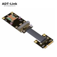 ☃◘✟ Mini PCI-e mPCIe wireless network card extension cord adapter extender cable Riser mini pci e Mini pcie for mSATA SSD WIFI Card