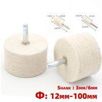 3MM 6MM Shank Grinding Polishing Buffing Round Wheel Pad Wool Felt Metal Surface For Dremel Rotary Tools Accessories Head Flat