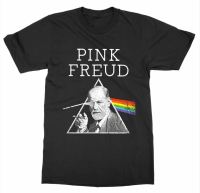 【New】Sigmund Freud ออกแบบตลกฤดูร้อนผ้าฝ้ายเสื้อยืดเคมีชีววิทยาการทดลอง Nerd Genius Theory Science