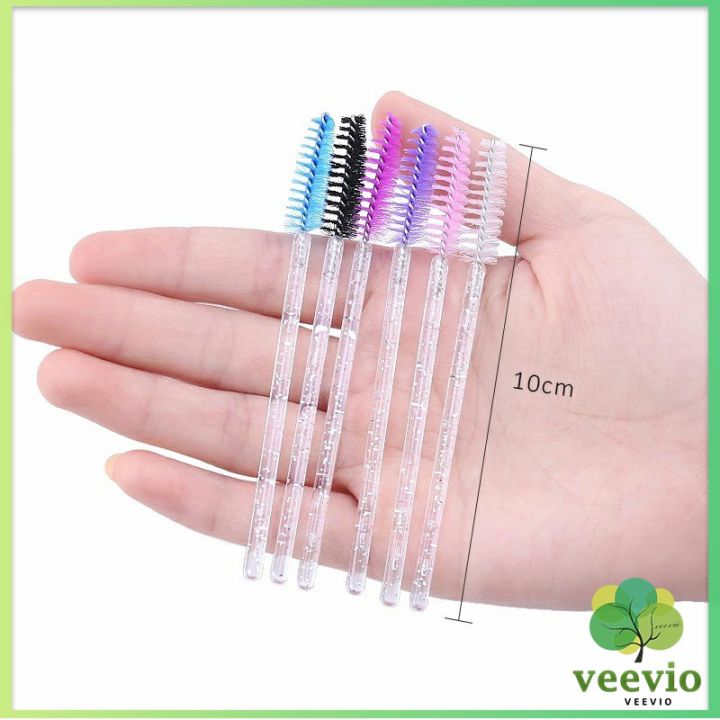 veevio-แปรงปัดขนตา-แบบใช้ครั้งเดียว-แปรงปัดขนคิ้ว-แปรงปัดมาสคาร่า-eyelash-brush