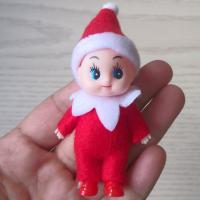 【CW】 7cm Toddler Baby Elf Dolls with Movable Arms Legs Doll House Accessories Christmas Elves Toy For Kids