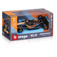 Hot Bburago 1:43 2022 F1 McLaren MCL36 #3 Daniel Ricciardo #4 Lando Norris Alloy Luxury Vehicle Diecast Cars รุ่นของเล่น