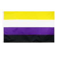 Mmico 90x150cm NB Pride Genderqueer GQ Gender Identity NONBINARY Non-Binary flag