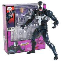 Eiffel ใหม่ร้อน Venom Mafex 088รุ่นการ์ตูน Spiderman ตุ๊กตาขยับแขนขาได้ชุดเก็บของเล่นคริสต์มาสของขวัญเด็ก