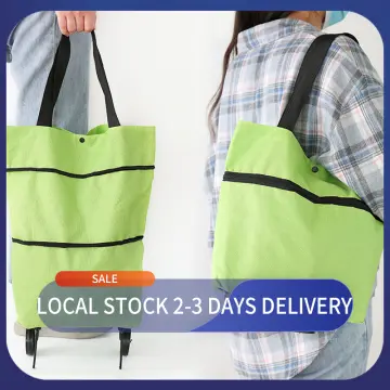 Shopping tote outlet bag on wheels