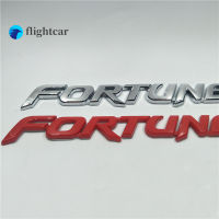 Flightcar สำหรับ Fortuner SUV ตราสัญลักษณ์โลโก้ด้านหลังรถรูปลอกเทปป้ายสติกเกอร์3d ป้ายชื่อ240*24มม.