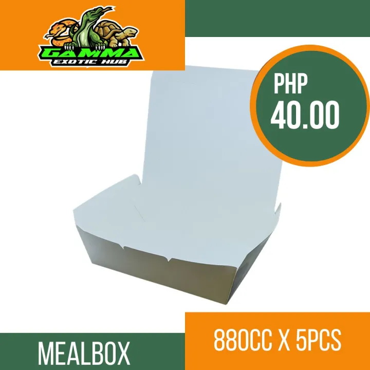 880CC DISPOSABLE PAPER MEALBOX 5 PIECES IN A PACK | Lazada PH