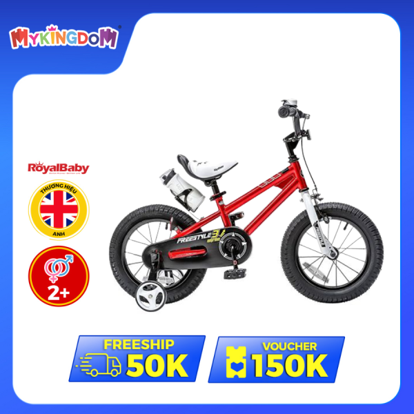 Xe đạp trẻ em Freestyle 12 inches Đỏ Royal Baby RB12B-6/RED