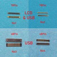 หน้าจอแสดงผล LCD 10 ชิ้น Flex FPC Connector สําหรับ Samsung Galaxy A13 4G A135F LTE 5G A136U USB Charger แท่นชาร์จปลั๊กบอร์ด