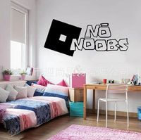 [COD] NO NOOBS Pattern Wall Sticker Decoration Bedroom Room Poster Adhesive Removable