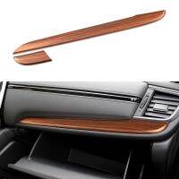 Car Center Consoles Dashboard Strips Cover Decal Peach Wood Grain Interior Stickers Trim For Honda CRV 2017-2022 Accessories