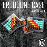 เคสอะคริลิคหลายชั้นสำหรับ Ergodone แป้นพิมพ์ที่กำหนดเอง Ergoone จานอะคริลิคชุดแป้นพิมพ์ตามหลักสรีรศาสตร์