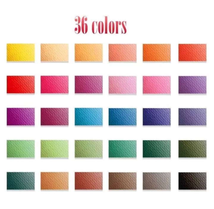 36-สีทึ-36-สีทึบสีน้ำชุดพู่กันศิลปินชุดกล่องสีพร้อมปากกากระดาษและกระเป๋าศิลปินอุปกรณ์ศิลปะฟรีของขวัญ-8-pcs-ชุดระบายสีน้ำ-สีน้ำตลับ-สีน้ำก้อน-สีน้ำโอริ