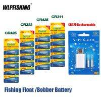 【YF】✇✹  WLPFISHING Fishing CR425 CR322 CR435 CR311 Battery Electric Rechargeable   Non-Rechargeable Bobbers Cell