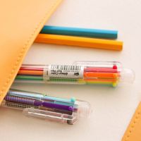 #61 ปากกาลูกลื่น หลากสี มี 6 สี ในแท่งเดียว ปากกา อุปกรณ์เครื่องเขียนสำนักงาน โรงเรียน (พร้อมส่ง) 9.9