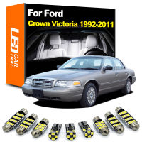 Zoomsee ภายใน LED Light Kit สำหรับ Ford Crown Victoria 1992-2007 2008 2009 2010 2011 Canbus รถในร่มหลอดไฟโดมอ่าน Trunk