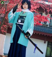 วิกผมครบชุดของ Touken Ranbu ชุด COS ชุดคอสเพลย์อนิเมะตัวต่อเลโก้นินจามั่นคงของยามาโตะมาโมรุ