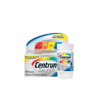 CENTRUM SILVER MEN 50+ เซนทรัมวิตามินรวมสำหรับชายวัยกลางคนและผู้สูงอายุ อายุ 50+ 100 เม็ด