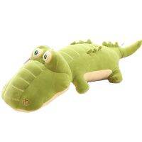 40CM Super Soft Crocodile Hair Stuffed Velvet Toy Green Pillow Full Doll Jungle Giant Alligator Kids Anime Birthday Gift