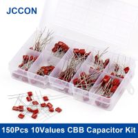 【CW】 150Pcs 10Values CBB Metallized Polypropylene Film Capacitor Set 10nf 100V 470NF 63V 100NF 220NF 47NF Assortment