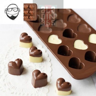 919 พิมพ์ซิลิโคน พิมพ์ช็อคโกแลต มีหลายแบบให้เลือก พิมพ์ซิลิโคนรูปหัวใจ Silicone Chocolate Mold