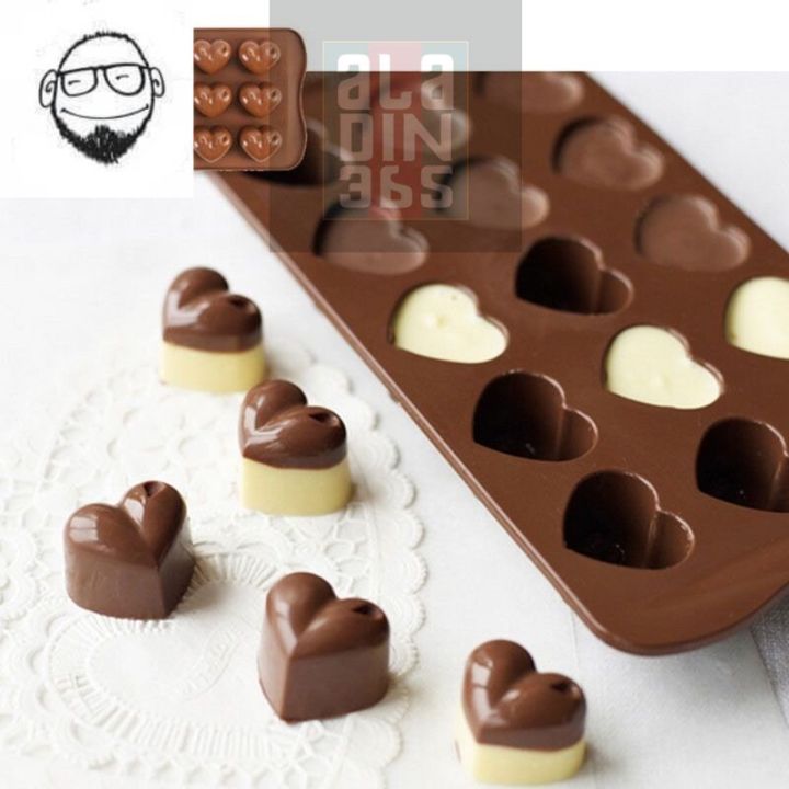 919-พิมพ์ซิลิโคน-พิมพ์ช็อคโกแลต-มีหลายแบบให้เลือก-พิมพ์ซิลิโคนรูปหัวใจ-silicone-chocolate-mold